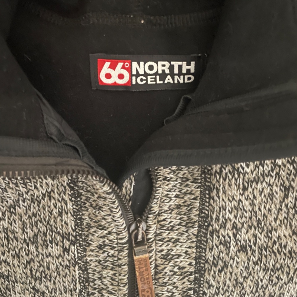 66 NORTH ICELAND Wool Blend Fleece Lined Zip Up SZ S - Picture 6 of 7